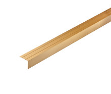 Trappnos Alu Guld 20 x 25 mm - 0,9 m